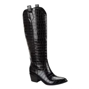 Sun + Stone Women's Dollyy Pointed-Toe Western Boots